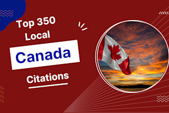 create best 350 canada local citations and directory submission for ranking