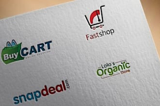 do shopify online store website business shop retail logo