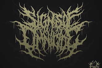 make a nwobhm band logo