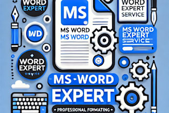 create ms word document formatting, editing, and design
