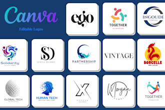design anything in canva, canva logo, flyer, ig post