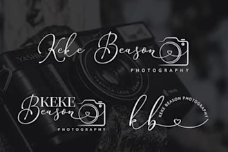 make photography logo watermark or signature