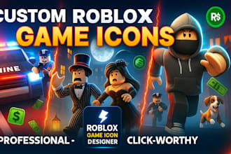 make roblox icon and thumbnail for your game