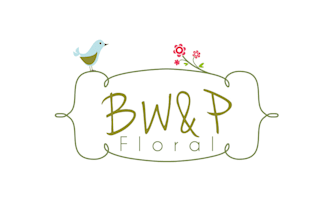 design cute bird florist logo