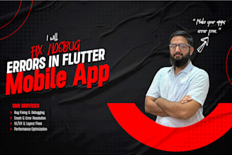 fix flutter bug, flutter error and add features, null safety in your flutter app