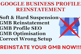 reinstate suspended gmb profile, fix google my business profile suspension