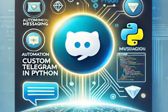 create a custom telegram bot using python
