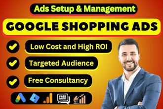 setup and manage google search shopping or pmax ads campaign