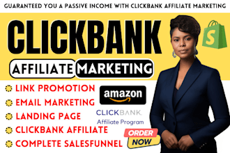 do clickbank affiliate marketing salesfunnel, amazon affilliate link promotion