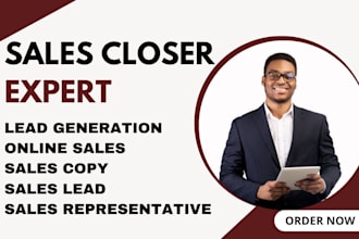 be your high ticket sales closer sales representative sales leads cold calling