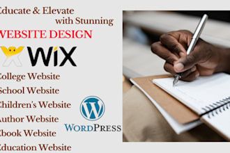 design college, school website, lms, children, author, ebook website, education