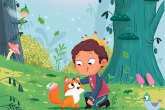 design children book illustrations and kids illustrations story book