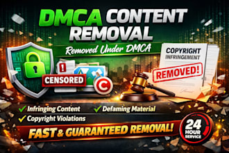 report copyright violation content to remove it under dmca