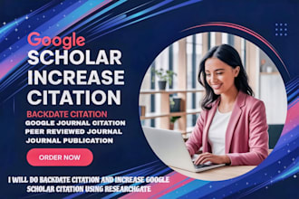 do backdate citation and increase google scholar citation using researchgate