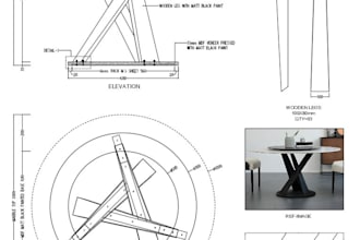 draft millwork technical shop drawings