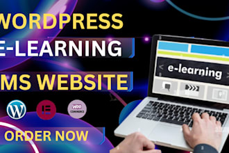create a custom lms and elearning website using learndash