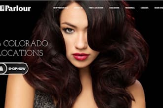 design money making hair extension shopify hair care store beauty salon website
