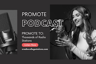 spin your spotify soundcloud track on 10k UK US canada college radio stations