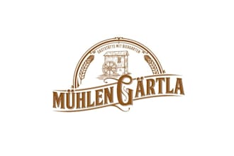 make modern restaurant beer garden tavern logo
