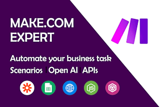 do make com automation, task make com automation, workflow made com automation