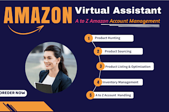 be your expert amazon virtual assistant, fba, fbm wholesale VA