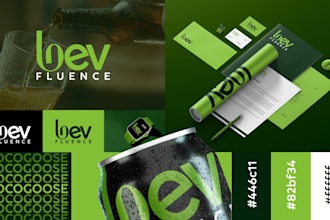 do logo design, brand kit, brand style guide or brand book