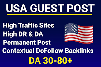 do USA guest post with high quality contextual backlinks, USA guest posting