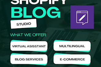 provide shopify blog studio multilingual services using gpt