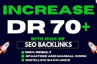 increase domain authority moz da domain rating ahrefs DR with high quality SEO