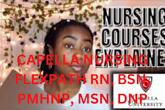 do your capella, flexpath nursing bsn, msn  and dnp programs