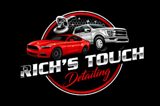 design mobile detailing, auto detailing, automotive and car wash logo