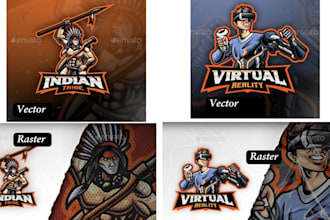 do raster redraw logo vector tracing image convert into fast vector illustration