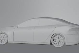 craft 3d automotive car model in autocad,suv car,animate 3d fivem car blender