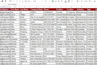 web scraping, data mining, collection and extraction lead generation