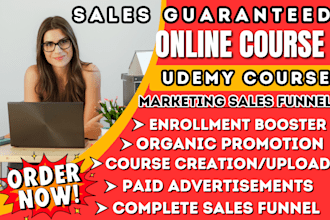 boost udemy course promotion, online software development course promotion sales