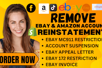 tiktok ebay reinstatemnt, ebay account suspension appeal letter, reinstatement