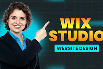 create wix studio website design and redesign wix studio website