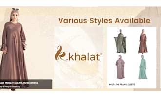 create sleek abaya shopify store abaya fashion sketch store islamic wear website