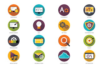 design custom icon for website and mobile app