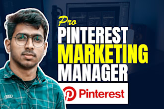 be your pinterest account marketing manager SEO, pin design, post and ads