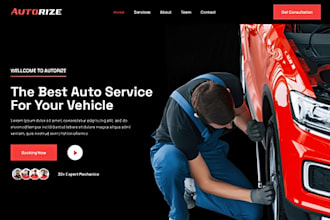 build car detailing website, automotive website, car repair website, auto repair
