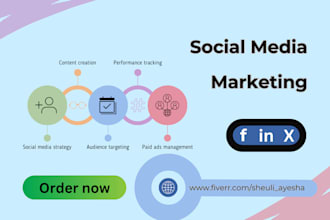 create and setup professional social media accounts, logo and banner design