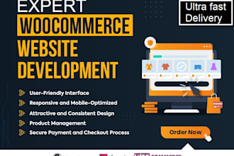 be your expert woocommerce wordpress developer