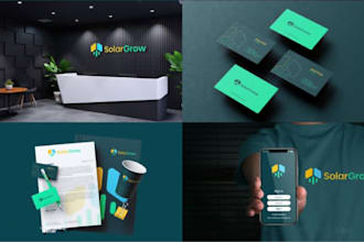 design corporate identity package and modern logo