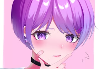 draw you anime illustrations, wallpapers and pfp