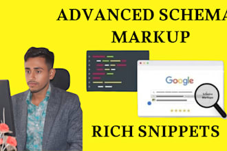 setup schema markup, add rich snippets and fix schema errors on any websit