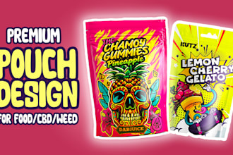 do premium pouch or mylar bag design