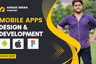 do flutter mobile app development with focus on UI design