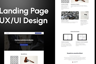 design your landing page with figma