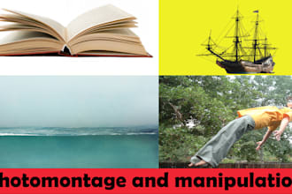 make you a professional photomontage image